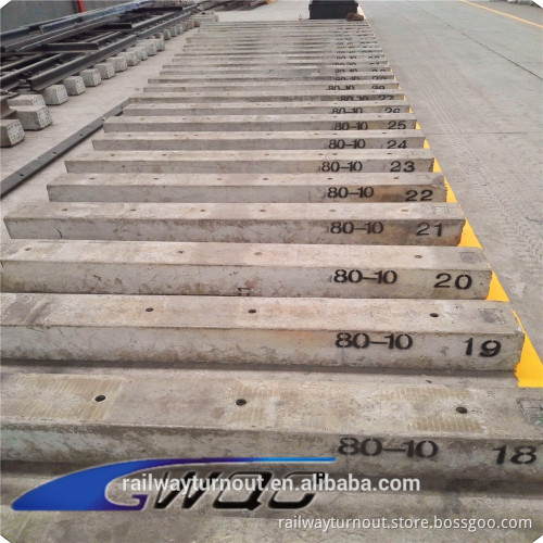 China supplier BS90A Good quality rail turnout concrete sleepers